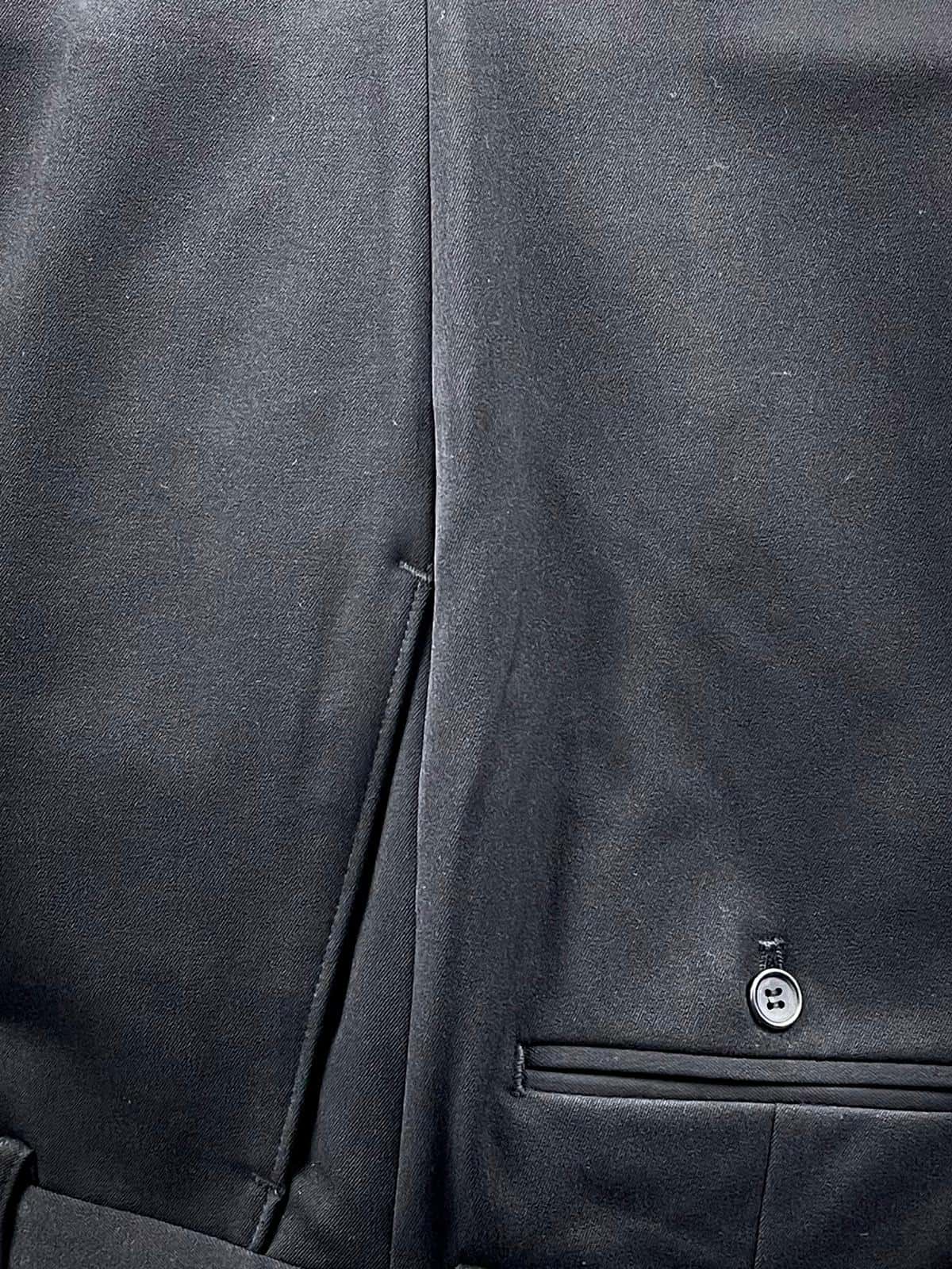 AC3247A8-韓款黑色彈力修身西褲