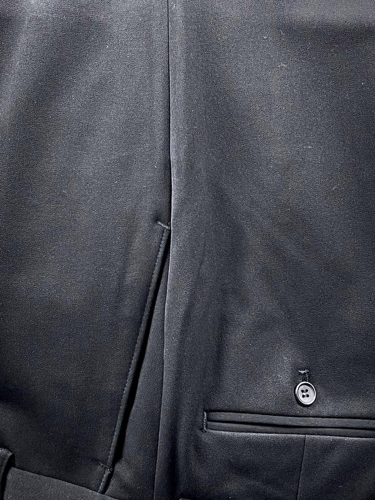 AC3247A8-韓款黑色彈力修身西褲