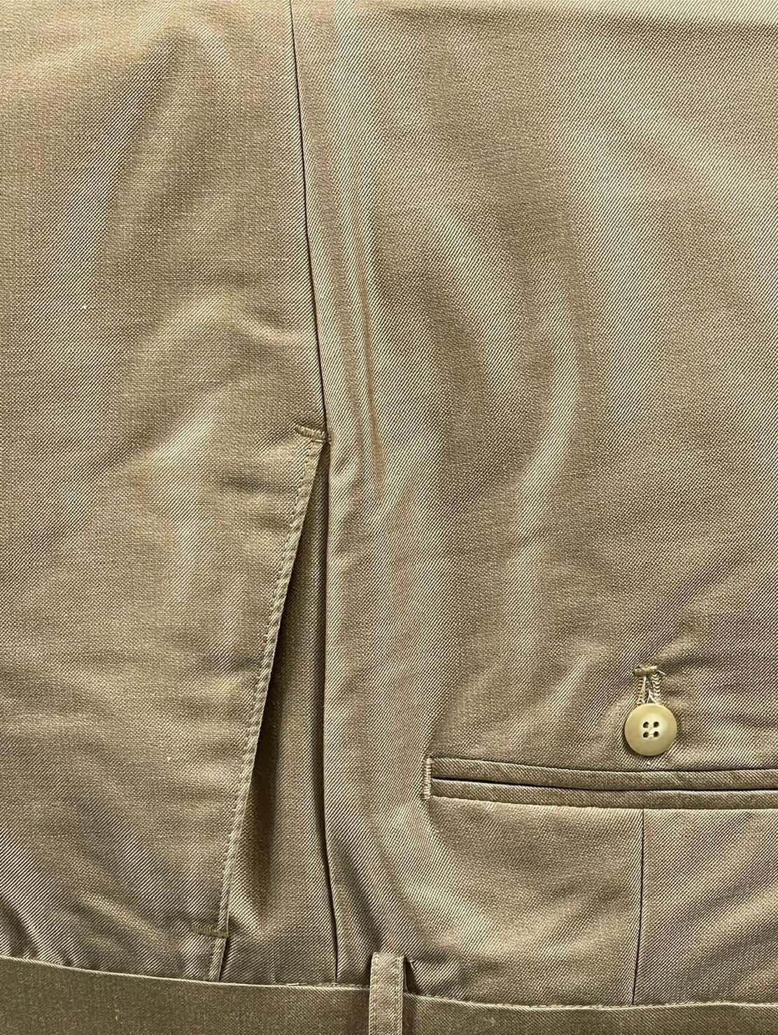 AG322602-韓版金色修身低腰西褲